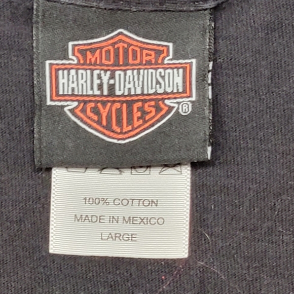 Harley Davidson tshirt "unleashed the power" T-shirt man's large - Picture 3 of 3